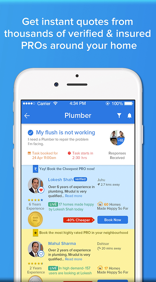 Cheep - On Demand Home Service App screenshot 3